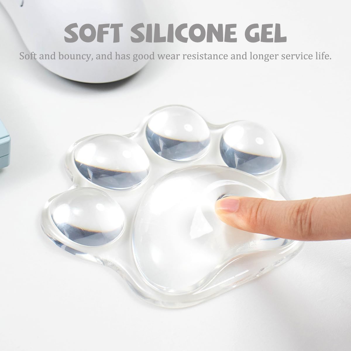 Office Footrest Cushion - Mouse Pad Gamer Fofo com Apoio