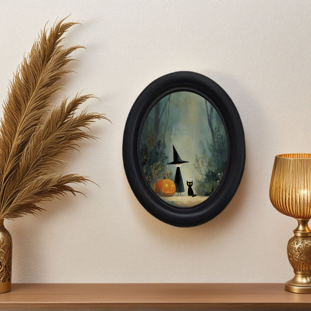 Office Furniture And Design - Uma bruxa de Halloween vintage 3D