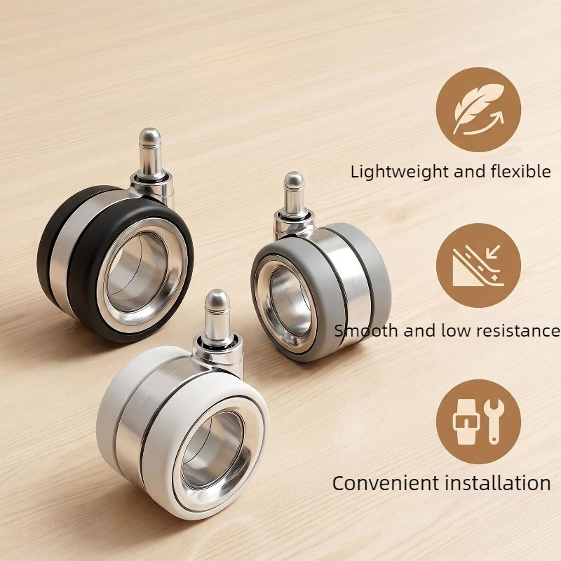 Office Furniture Hardware - Rodízios Universais Tipo Anel para Cadeiras
