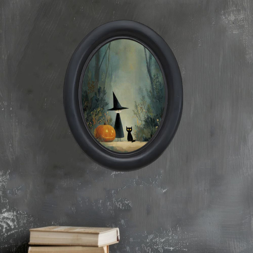 Uma bruxa de Halloween vintage - Office Furniture And Design avaliação e preço