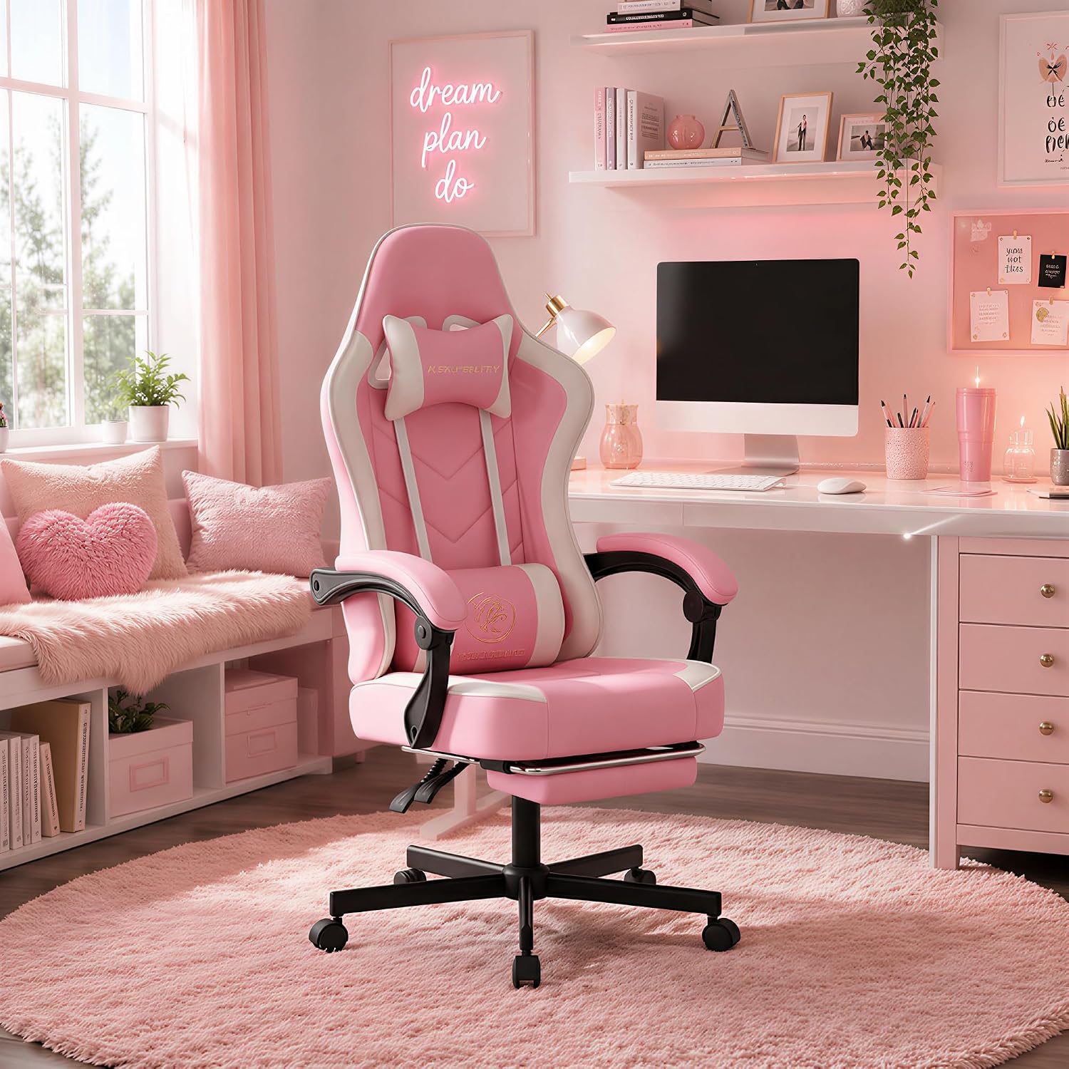 Cadeira de Gaming Ergonômica c - Office Footrest Cushion avaliação e preço