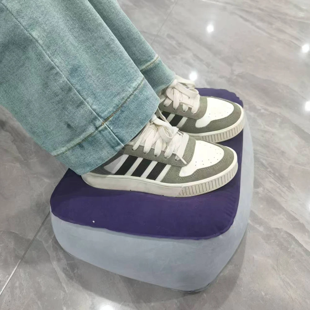 Travesseiro inflável para apoi - Office Footrest Cushion avaliação e preço