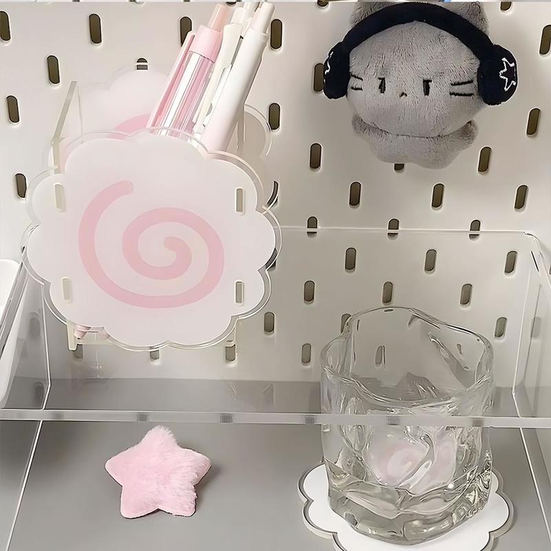 Suporte de Canetas em Acrílico - Pegboard Office Organizer avaliação e preço