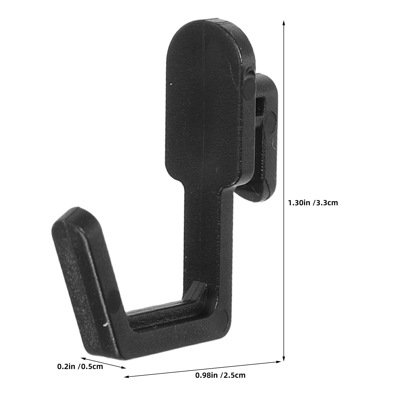 10 ganchos pretos de alta resi - Pegboard Office Organizer avaliação e preço