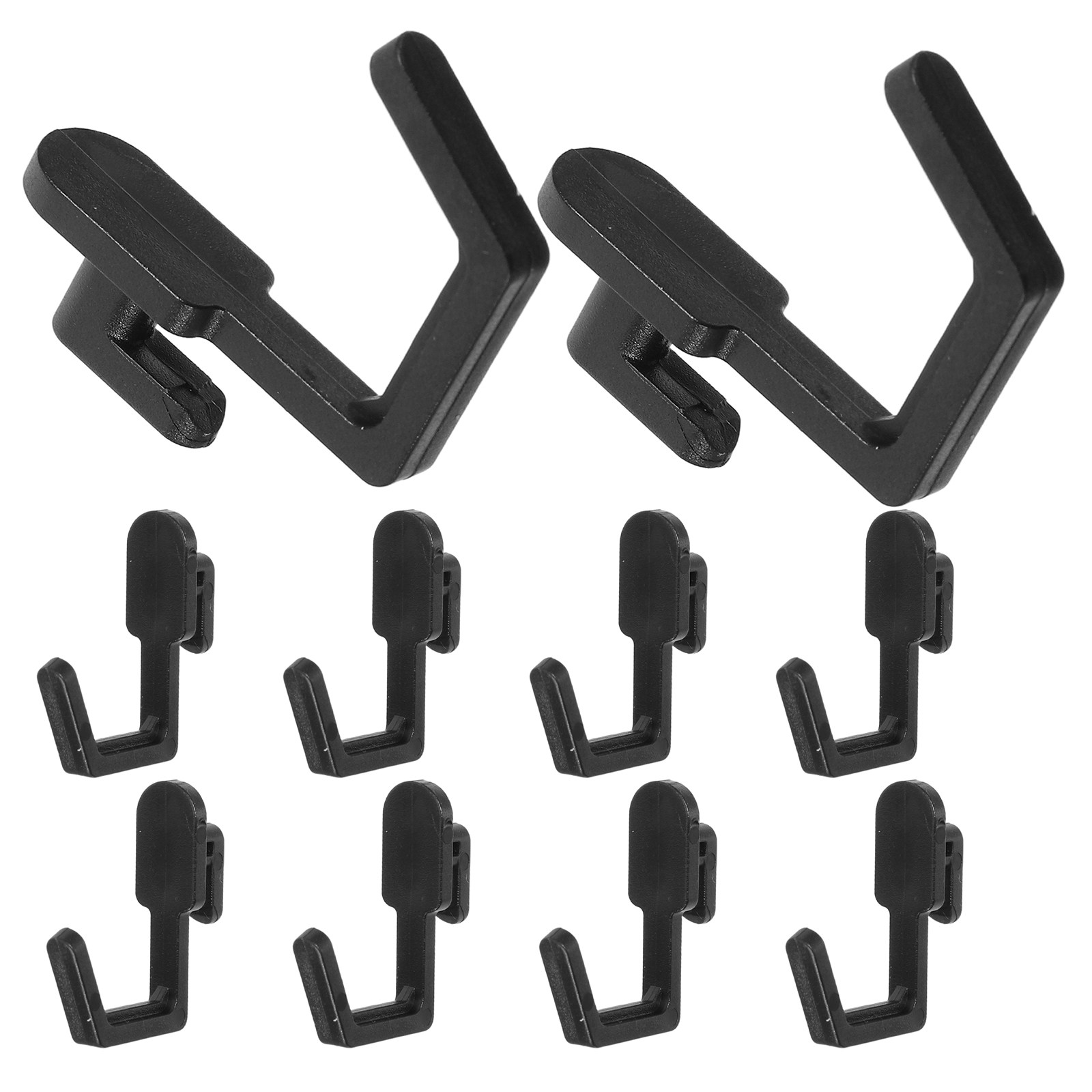 10 ganchos pretos de alta resi - Pegboard Office Organizer avaliação e preço